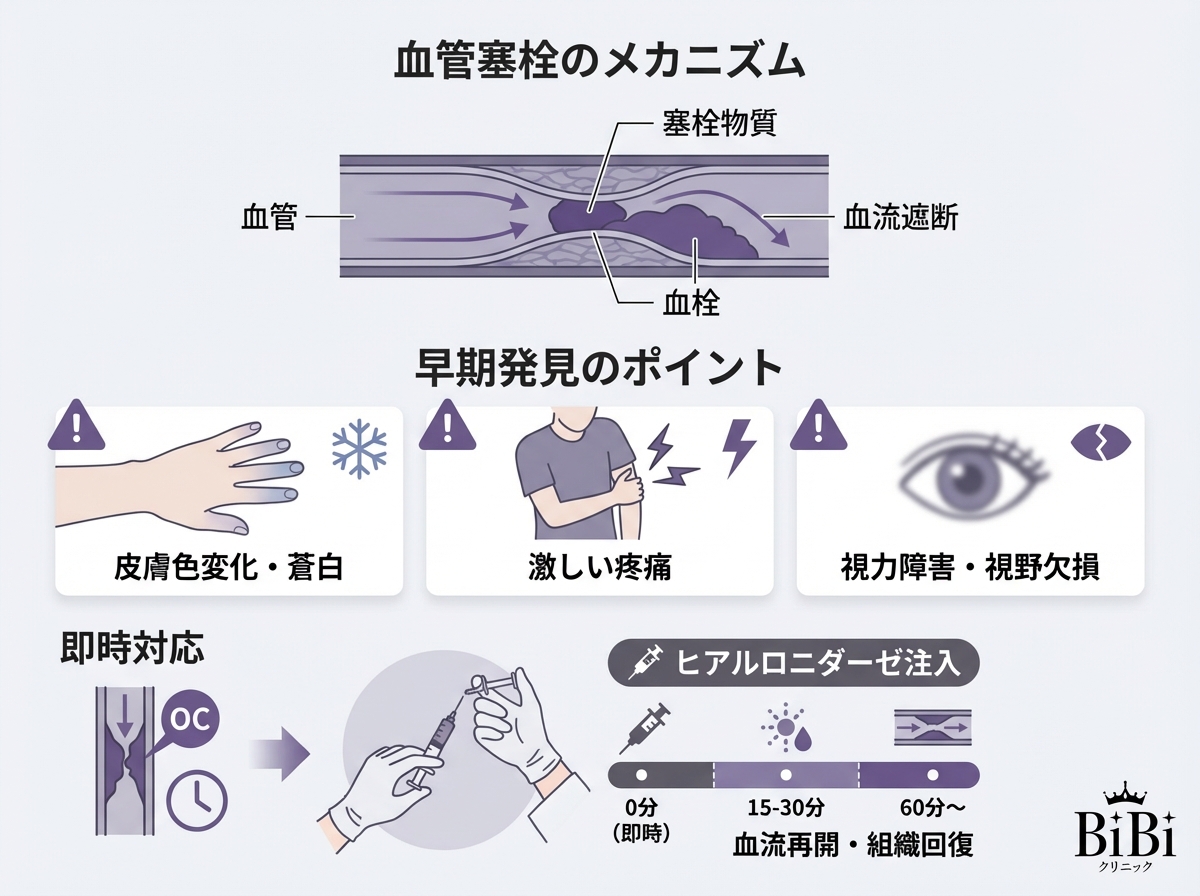 血管塞栓リスクと緊急対応プロトコル｜大阪 心斎橋BiBiクリニック