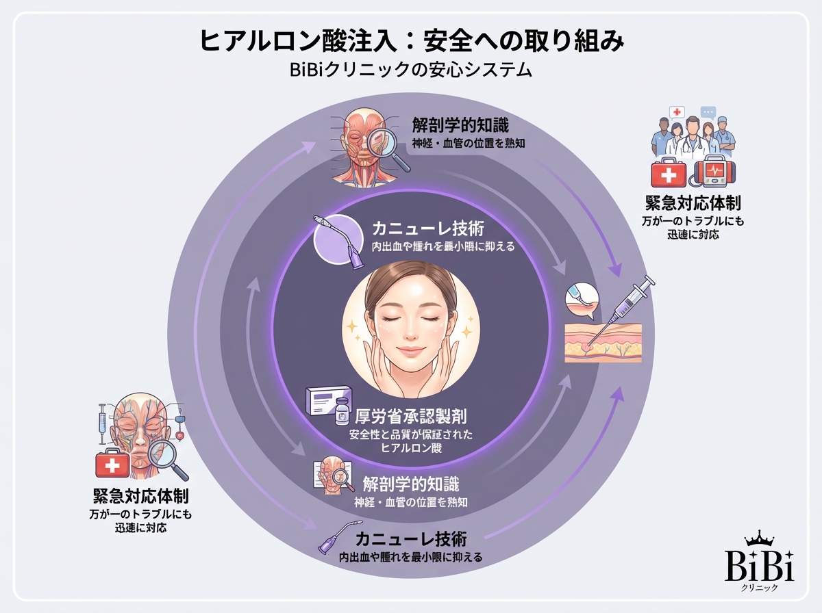 安全対策の全体像｜大阪 心斎橋BiBiクリニック