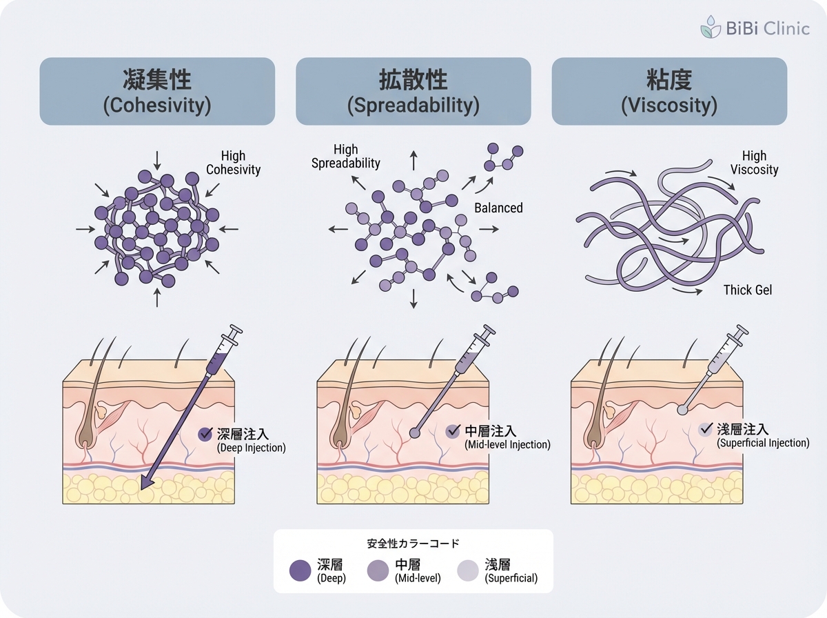 ヒアルロン酸製剤の特性と安全設計｜大阪・心斎橋 BiBiクリニック