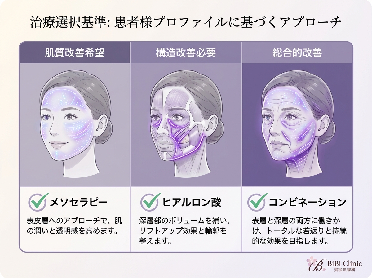 BiBi式カスタマイズヒアルロン酸と水光注射の併用設計思想｜大阪・心斎橋 BiBiクリニック
