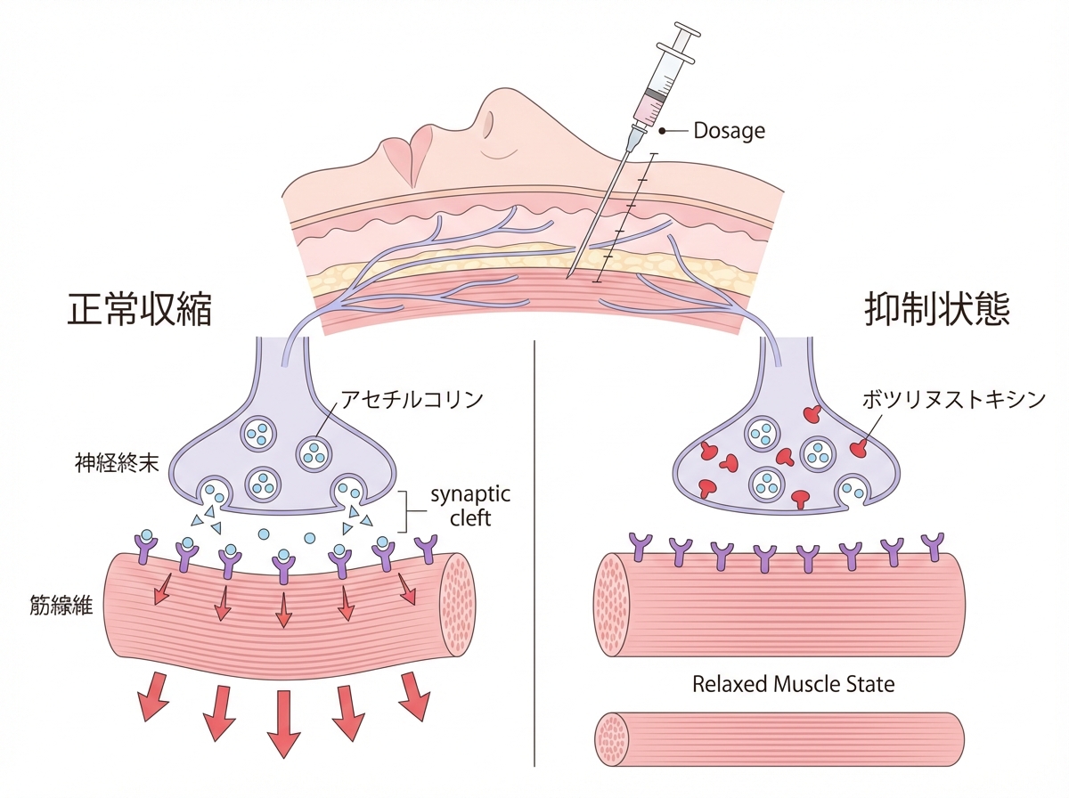 ボトックスの作用機序