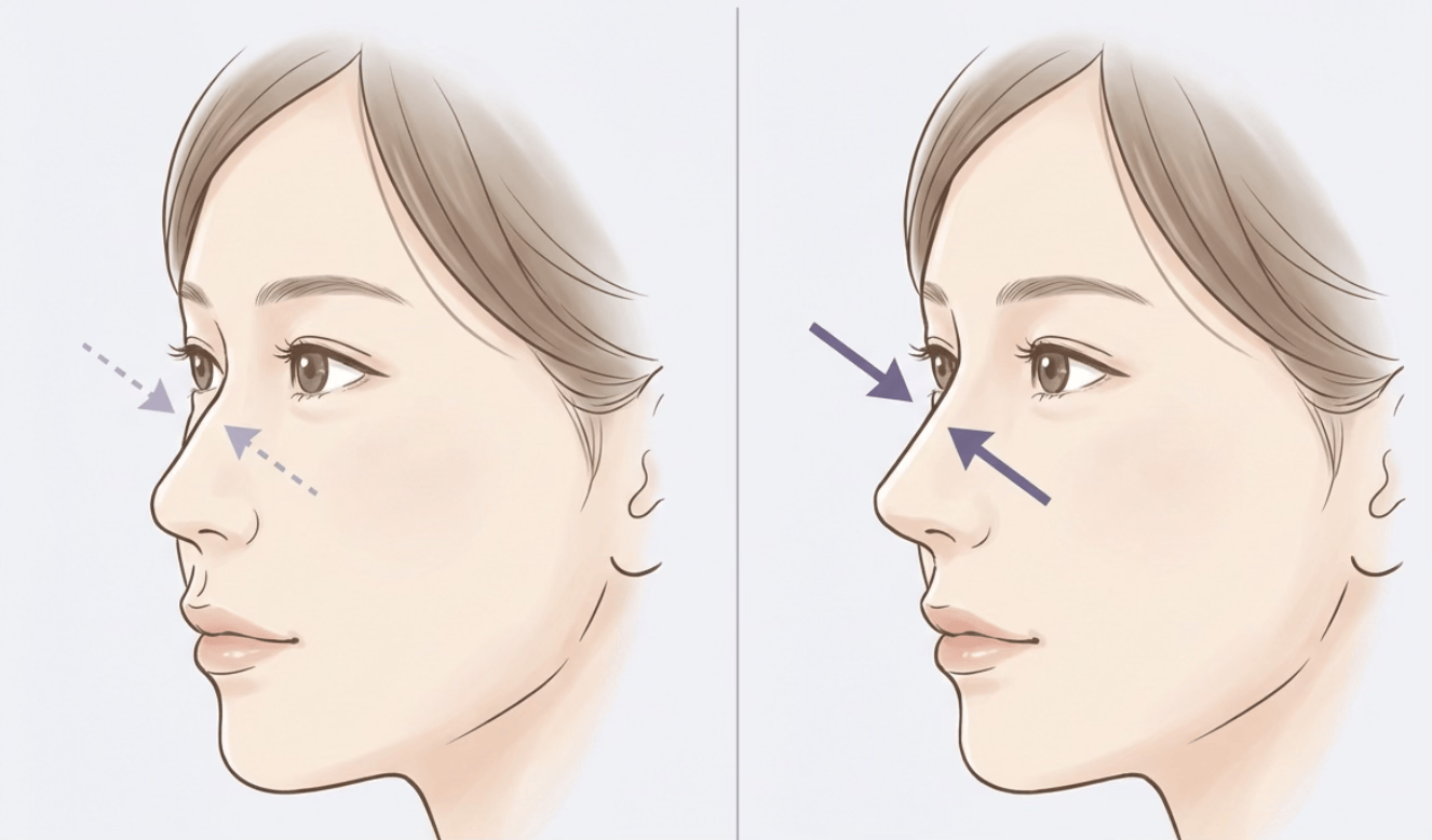 鼻筋・鼻根ヒアルロン酸注入｜大阪・心斎橋 BiBiクリニック