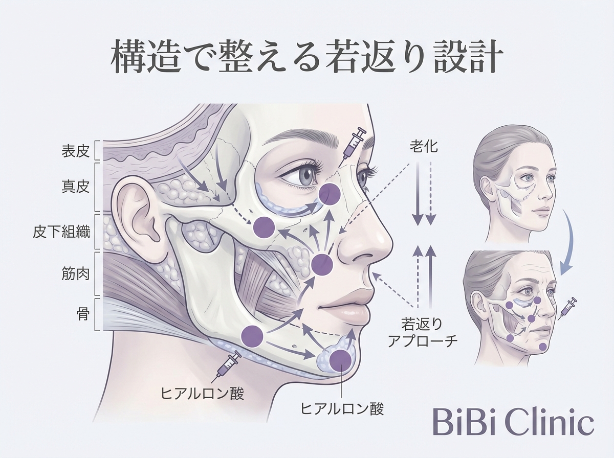 構造で整える若返り設計｜大阪 心斎橋BiBiクリニック