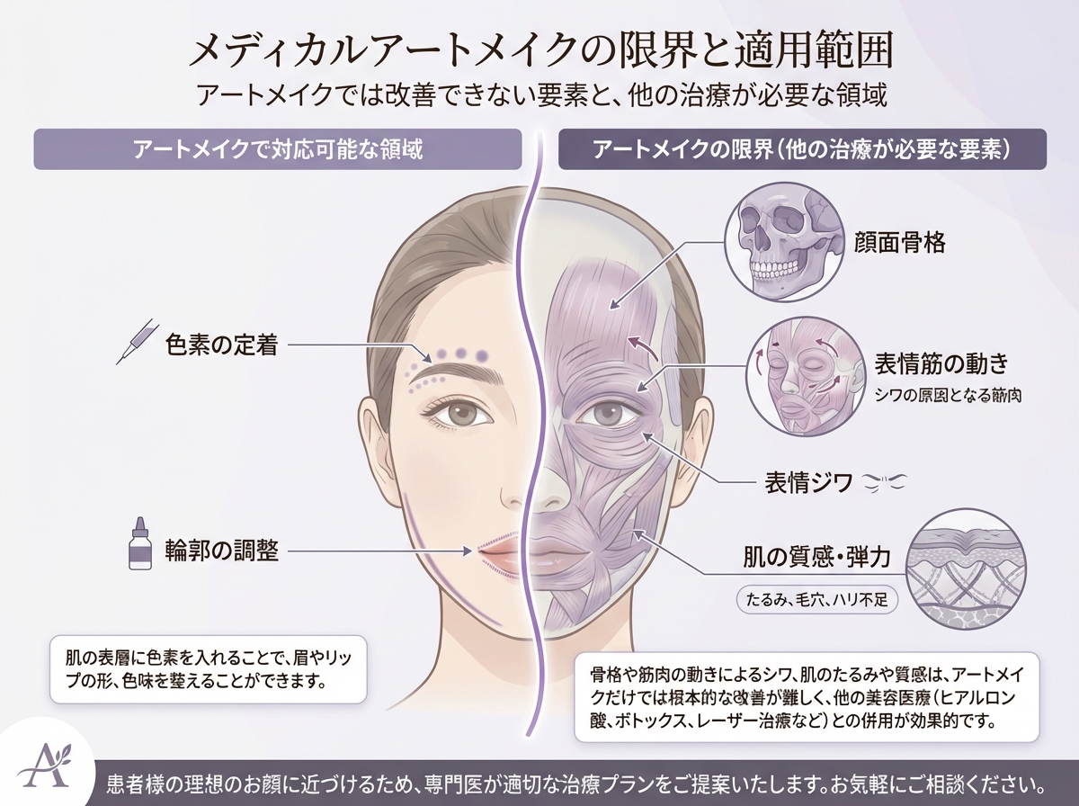 医療アートメイクの限界と適応範囲｜大阪 心斎橋BiBiクリニック